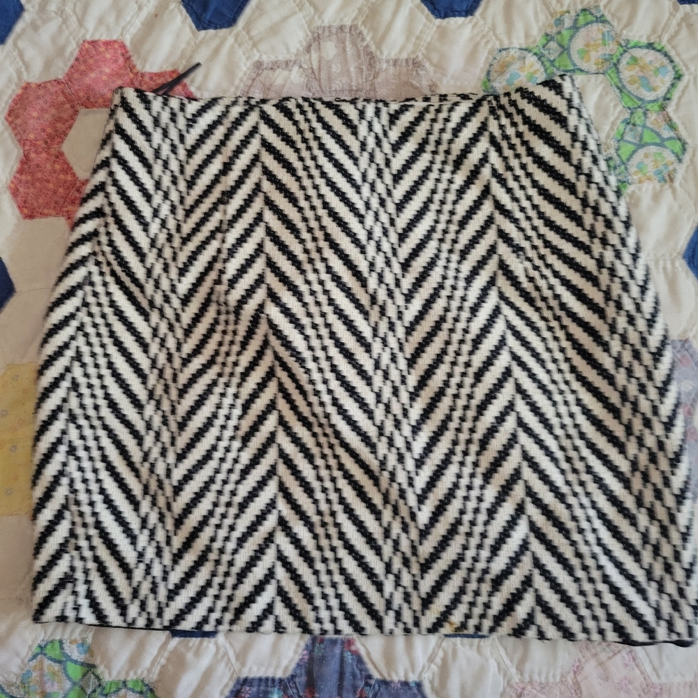 Black and white skirt